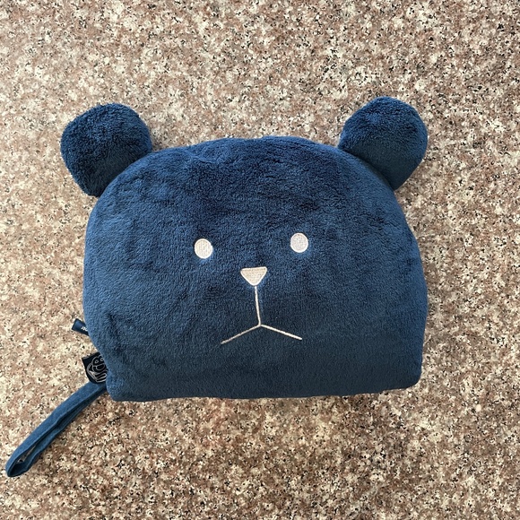 lug Other - Lug UCB Clarity Bear Travel Blanket and Pillow Set Blue Bear Ultra-plush fabric